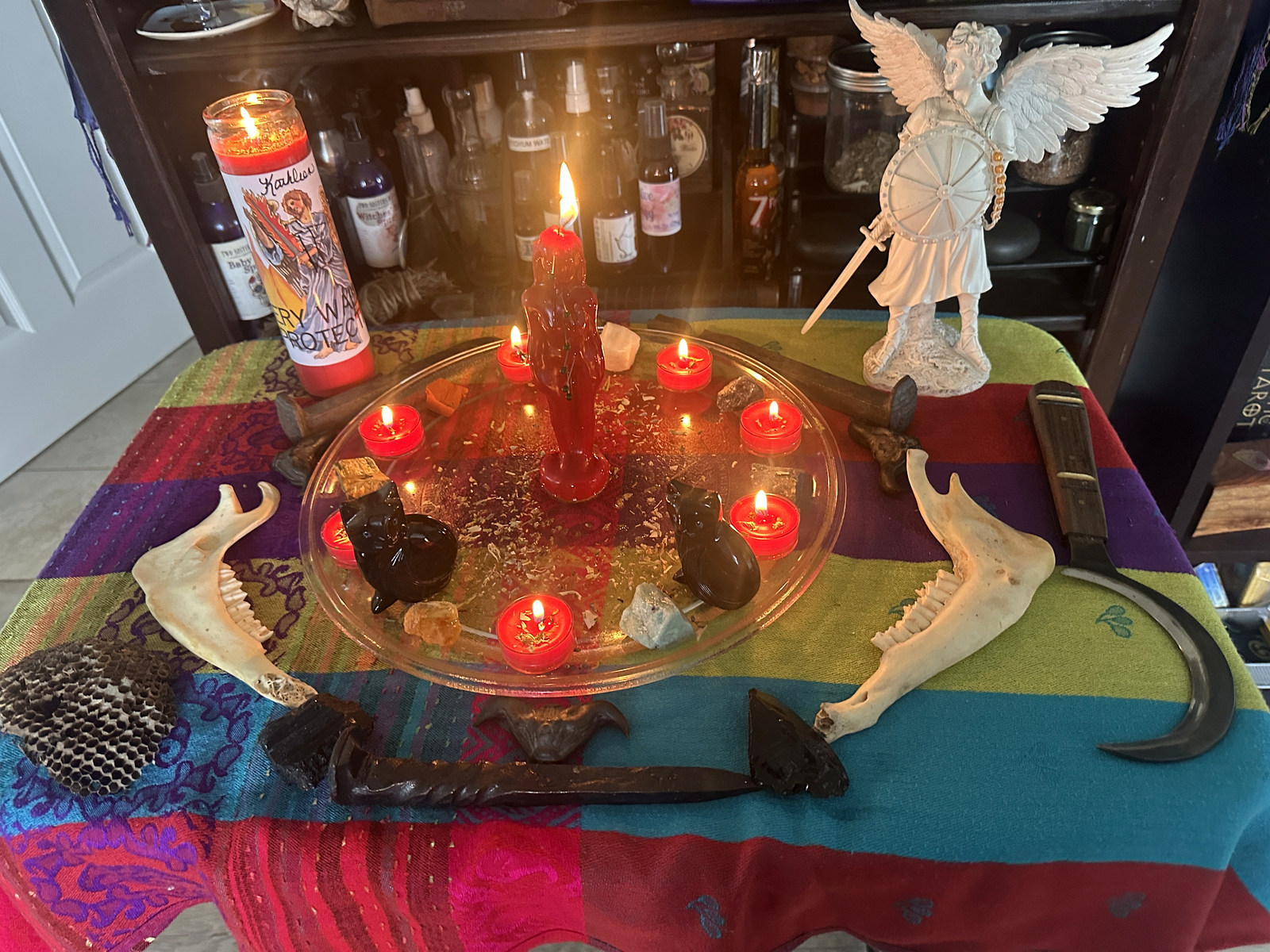Intensive Protection Ritual ritual arrangement